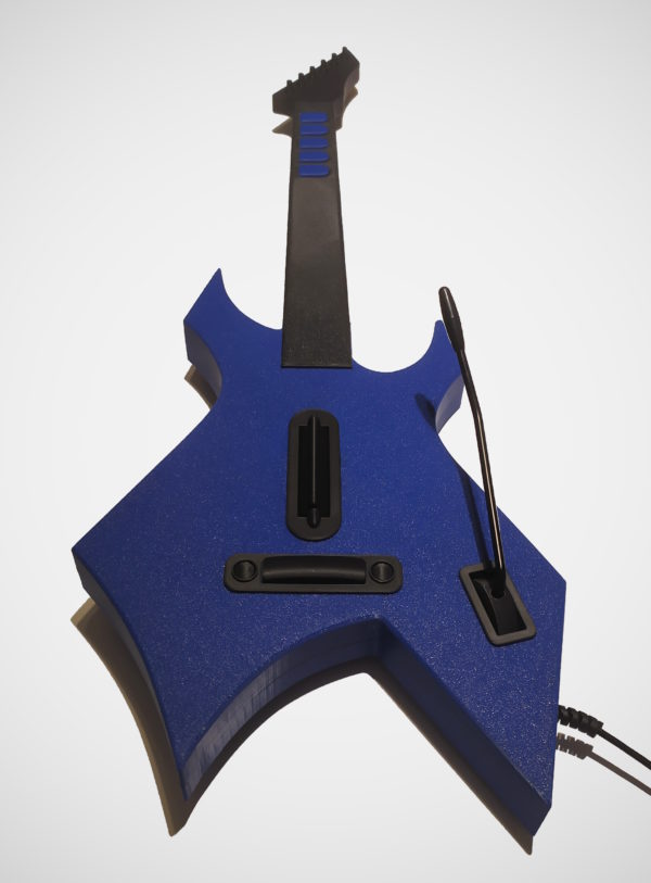 Dark blue Warlock guitar controller - Image 2