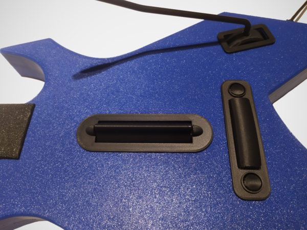 Dark blue Warlock guitar controller - Image 3