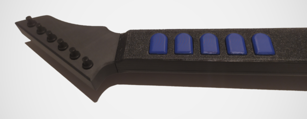 Dark blue Warlock guitar controller - Image 4