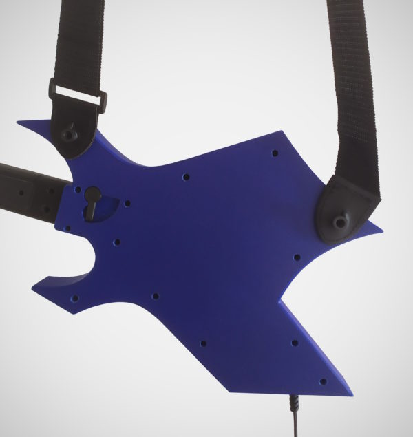 Dark blue Warlock guitar controller - Image 5