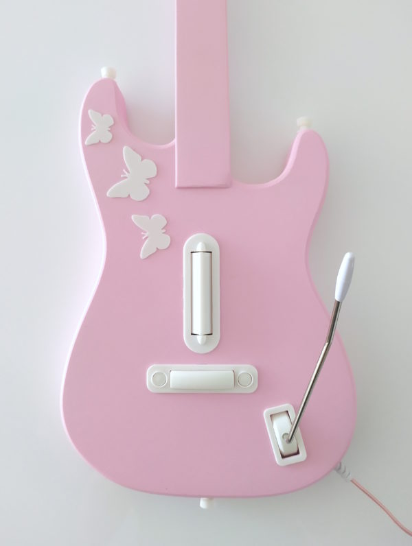 Pink Stratocaster guitar controller - Image 3
