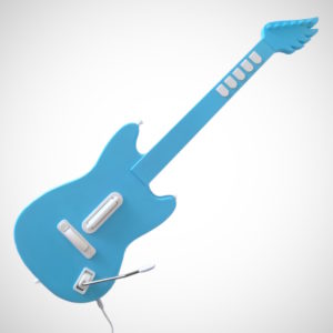 Light blue Mustang guitar controller